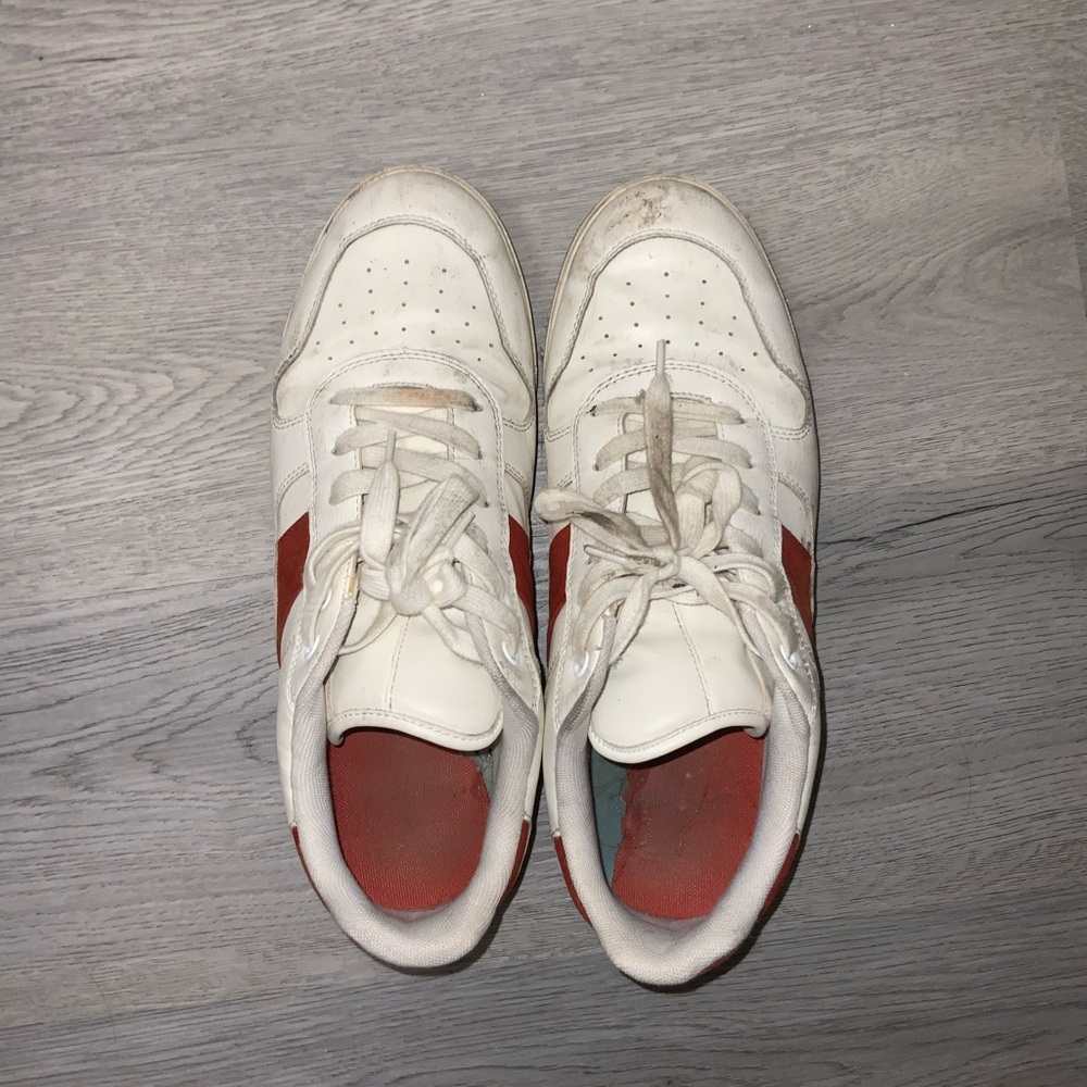 White and Red Men's Sneakers